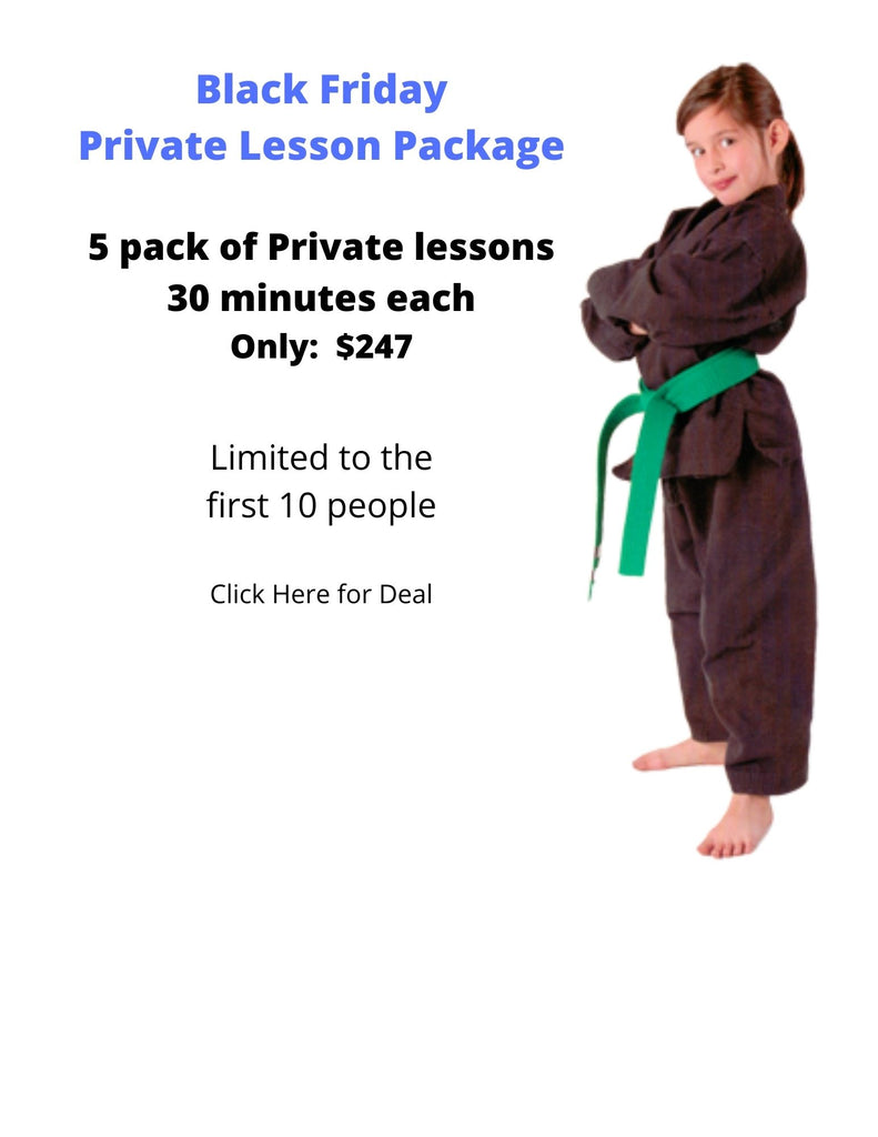 Black Friday Sale Private lesson 5 pack